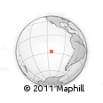 Outline Map of the Area around 27° 29' 28" S, 112° 58' 29" W, rectangular outline