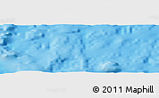 Physical Panoramic Map of the area around 27° 29' 28" S, 112° 58' 29" W