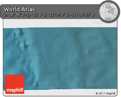 Satellite 3D Map of the Area around 27° 29' 28" S, 113° 7' 30" E