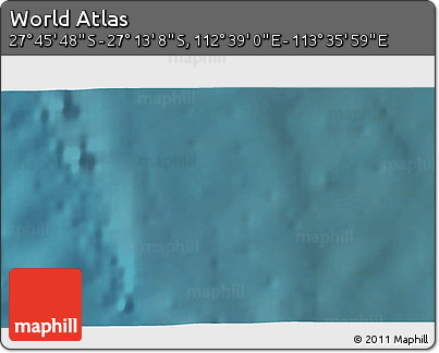 Satellite 3D Map of the Area around 27° 29' 28" S, 113° 7' 30" E