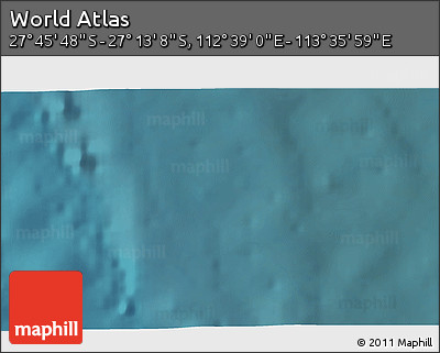 Satellite 3D Map of the Area around 27° 29' 28" S, 113° 7' 30" E
