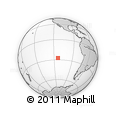 Outline Map of the Area around 27° 29' 28" S, 113° 49' 29" W, rectangular outline