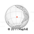 Outline Map of the Area around 27° 29' 28" S, 114° 40' 30" W, rectangular outline