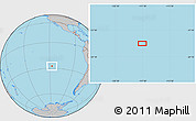 Gray Location Map of the area around 27° 29' 28" S, 117° 13' 29" W