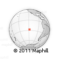 Outline Map of the Area around 27° 29' 28" S, 118° 4' 29" W, rectangular outline