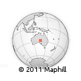 Outline Map of the Area around 27° 29' 28" S, 135° 13' 29" E, rectangular outline