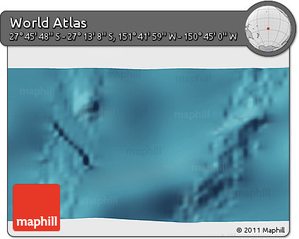 Satellite 3D Map of the Area around 27° 29' 28" S, 151° 13' 29" W