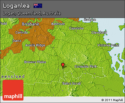 Physical 3D Map of Loganlea