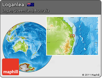 Physical Location Map of Loganlea