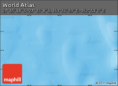 Political Map of the Area around 27° 29' 28" S, 162° 25' 30" E