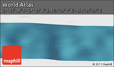 Satellite Panoramic Map of the Area around 27° 29' 28" S, 164° 7' 30" E