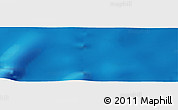 Shaded Relief Panoramic Map of the area around 27° 29' 28" S, 169° 55' 30" W