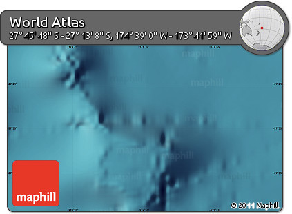 Satellite Map of the Area around 27° 29' 28" S, 174° 10' 30" W
