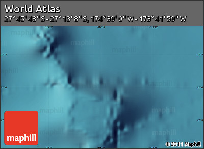 Satellite Map of the Area around 27° 29' 28" S, 174° 10' 30" W