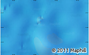 Shaded Relief Map of the area around 27° 29' 28" S, 176° 52' 30" E
