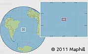 Savanna Style Location Map of the area around 27° 29' 28" S, 26° 16' 29" W