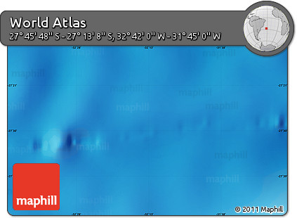Physical Map of the Area around 27° 29' 28" S, 32° 13' 30" W
