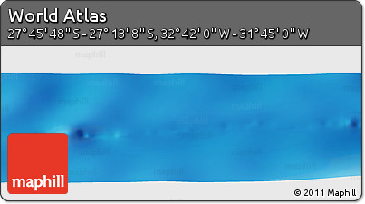 Physical Panoramic Map of the Area around 27° 29' 28" S, 32° 13' 30" W