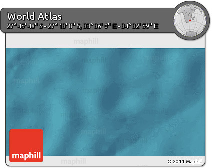 Satellite 3D Map of the Area around 27° 29' 28" S, 34° 4' 30" E