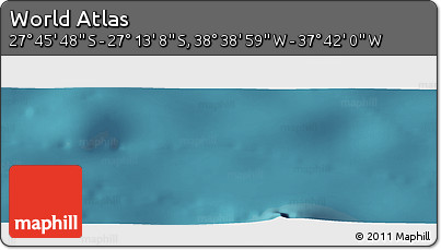 Satellite Panoramic Map of the Area around 27° 29' 28" S, 38° 10' 29" W