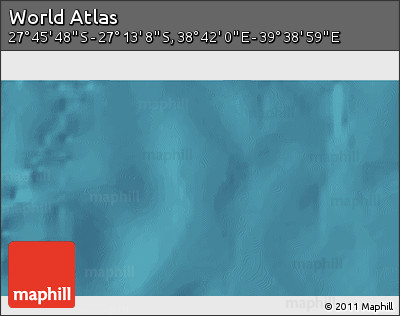 Satellite 3D Map of the Area around 27° 29' 28" S, 39° 10' 29" E