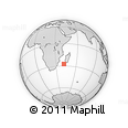 Outline Map of the Area around 27° 29' 28" S, 41° 43' 30" E, rectangular outline