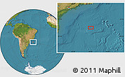 Satellite Location Map of the area around 27° 29' 28" S, 42° 25' 29" W