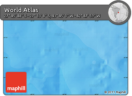 Political Map of the Area around 27° 29' 28" S, 43° 16' 29" W