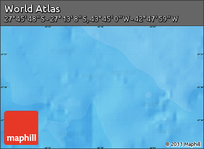 Political Map of the Area around 27° 29' 28" S, 43° 16' 29" W