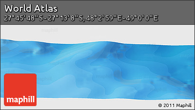 Political Panoramic Map of the Area around 27° 29' 28" S, 48° 31' 29" E