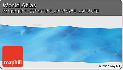 Political Panoramic Map of the Area around 27° 29' 28" S, 48° 31' 29" E