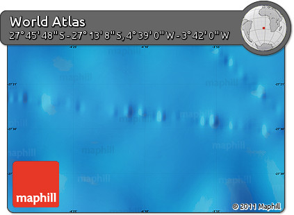 Physical Map of the Area around 27° 29' 28" S, 4° 10' 30" W