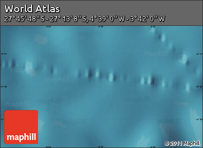 Satellite Map of the Area around 27° 29' 28" S, 4° 10' 30" W