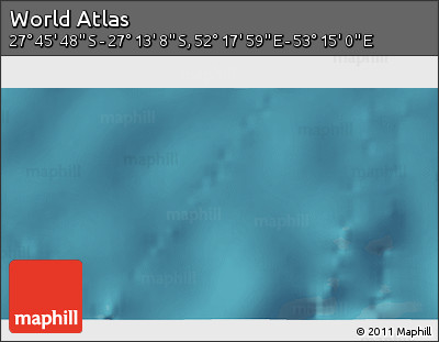 Satellite 3D Map of the Area around 27° 29' 28" S, 52° 46' 29" E