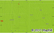 Physical Map of the area around 27° 29' 28" S, 60° 16' 29" W