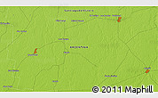 Physical 3D Map of the area around 27° 29' 28" S, 62° 49' 30" W