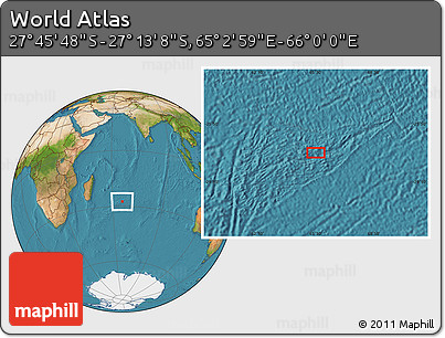 Satellite Location Map of the Area around 27° 29' 28" S, 65° 31' 30" E