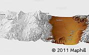 Physical Panoramic Map of the area around 27° 29' 28" S, 67° 55' 30" W