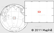 Blank Location Map of the area around 27° 29' 28" S, 72° 19' 29" E