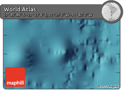 Satellite Map of the Area around 27° 29' 28" S, 72° 10' 30" W