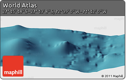 Satellite Panoramic Map of the Area around 27° 29' 28" S, 72° 10' 30" W