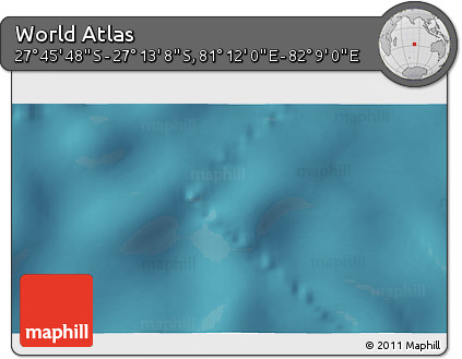 Satellite 3D Map of the Area around 27° 29' 28" S, 81° 40' 30" E