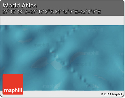 Satellite 3D Map of the Area around 27° 29' 28" S, 81° 40' 30" E