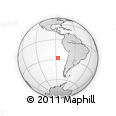 Outline Map of the Area around 27° 29' 28" S, 86° 37' 30" W, rectangular outline