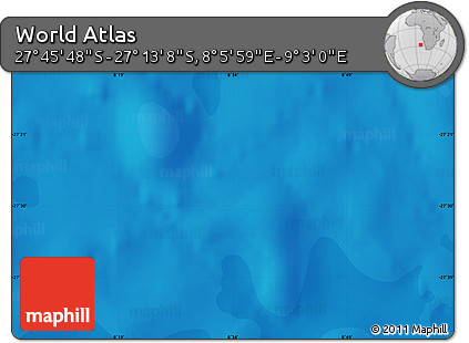 Political Map of the Area around 27° 29' 28" S, 8° 34' 29" E