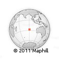 Outline Map of the Area around 27° 29' 28" S, 91° 1' 30" E, rectangular outline