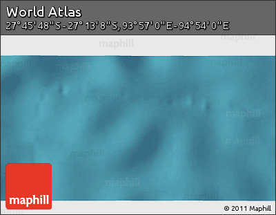 Satellite 3D Map of the Area around 27° 29' 28" S, 94° 25' 30" E
