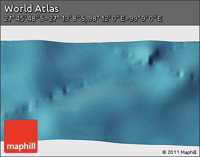 Satellite 3D Map of the Area around 27° 29' 28" S, 98° 40' 30" E
