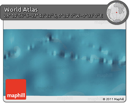 Satellite 3D Map of the Area around 27° 58' 39" S, 0° 4' 30" E