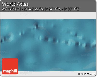 Satellite 3D Map of the Area around 27° 58' 39" S, 0° 4' 30" E